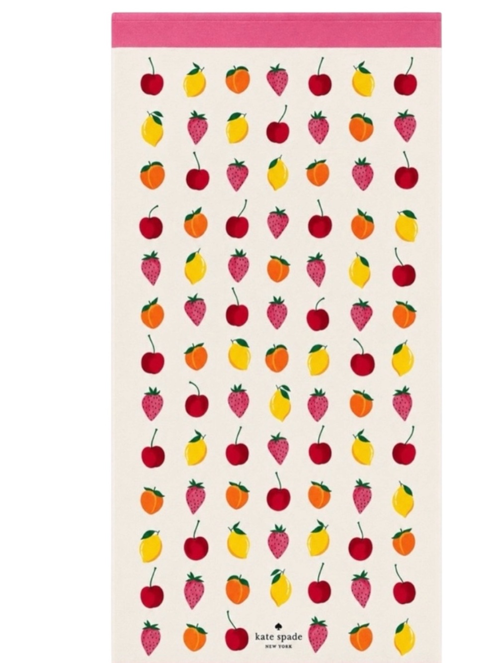🆕 Kate Spade Oversized Tropical Fruit Beach Towel